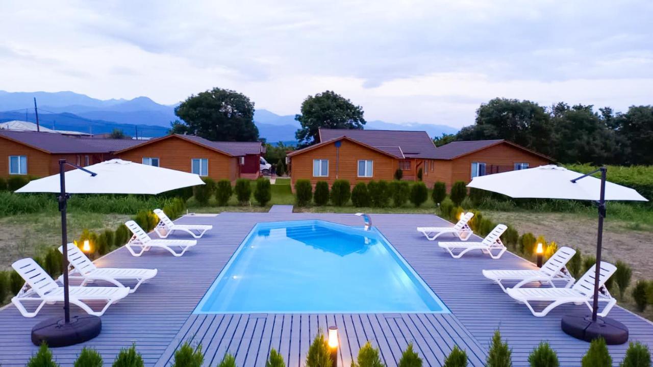 Finca Idoize Camping Hotel Akhmeta Exterior photo